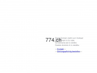 774.ch Webseite Vorschau