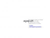 agap.ch Webseite Vorschau