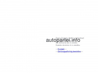 autopartei.info Webseite Vorschau