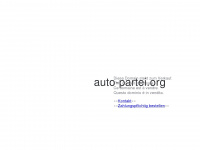 auto-partei.org Webseite Vorschau