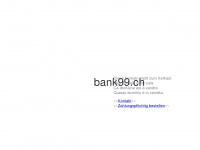 bank99.ch Webseite Vorschau