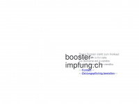 booster-impfung.ch Webseite Vorschau