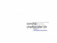 corona-chefberater.ch Webseite Vorschau