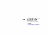 coronafall.ch Webseite Vorschau