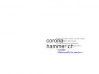 corona-hammer.ch Webseite Vorschau