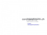 coronawahnsinn.ch Webseite Vorschau