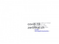 covid-19-zertifikat.ch Webseite Vorschau