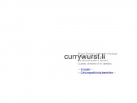 currywurst.li Webseite Vorschau