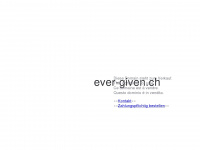 ever-given.ch Webseite Vorschau