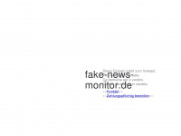 fake-news-monitor.de Webseite Vorschau