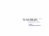 fit-for-55.ch Webseite Vorschau