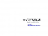 free-vincenz.ch Webseite Vorschau