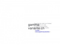 gamma-variante.ch Webseite Vorschau