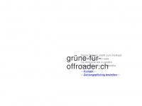 grüne-für-offroader.ch Webseite Vorschau