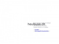 heulsuse.ch Webseite Vorschau