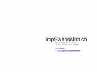 impf-wahnsinn.ch Webseite Vorschau
