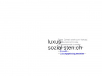 luxus-sozialisten.ch Webseite Vorschau