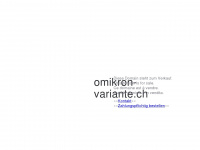 omikron-variante.ch Webseite Vorschau