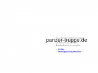 panzer-truppe.de Webseite Vorschau