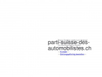 parti-suisse-des-automobilistes.ch Webseite Vorschau