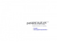 patient-null.ch Webseite Vorschau
