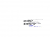 spritzen-diktatur.ch Webseite Vorschau