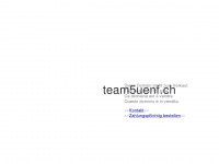 team5uenf.ch Webseite Vorschau