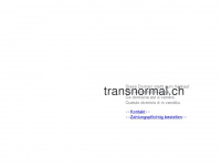 transnormal.ch Webseite Vorschau