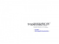 tropennacht.ch Webseite Vorschau