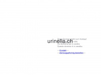 urinella.ch Webseite Vorschau