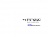 wellenbrecher.li Webseite Vorschau