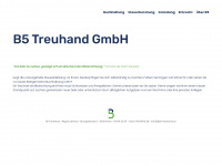 b5-treuhand.ch Webseite Vorschau
