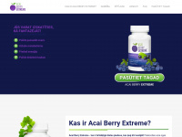 acaiberryextreme.lv Webseite Vorschau