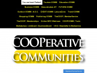 cooperative-communities.eu Webseite Vorschau