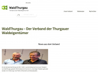 waldthurgau.ch Webseite Vorschau