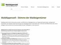 waldappenzell.ch Webseite Vorschau
