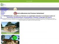 premium-gartenhaus.at Webseite Vorschau