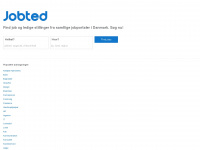 jobted.dk Webseite Vorschau