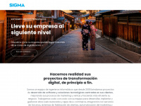 sigma-data.com Webseite Vorschau