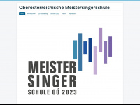 ooe-meistersingerschule.at Webseite Vorschau