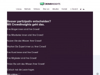 crowdinsights.de Webseite Vorschau