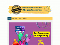 antirassismuswochen-magdeburg.de Webseite Vorschau