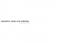 textwärts.de Webseite Vorschau