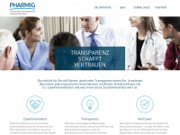 transparenz-schafft-vertrauen.at Webseite Vorschau
