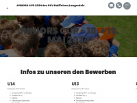 juniorscup.at Webseite Vorschau
