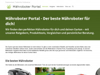 maehroboter-portal.de Webseite Vorschau
