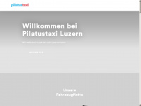 pilatustaxi.ch Webseite Vorschau