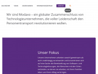 modaxo.com Webseite Vorschau