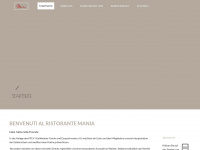 mania-ristorante.de Webseite Vorschau