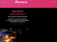 fairjump.eu Webseite Vorschau